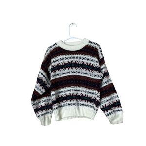 Vintage High Sierra Mervyns Kids Fair Isle Sweater Size 8‎